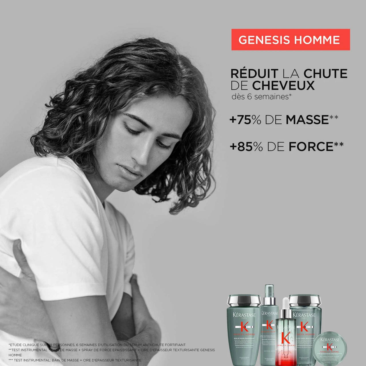 Cire Densifiante Texturisante Genesis Homme Kérastase 75ml – Image 4