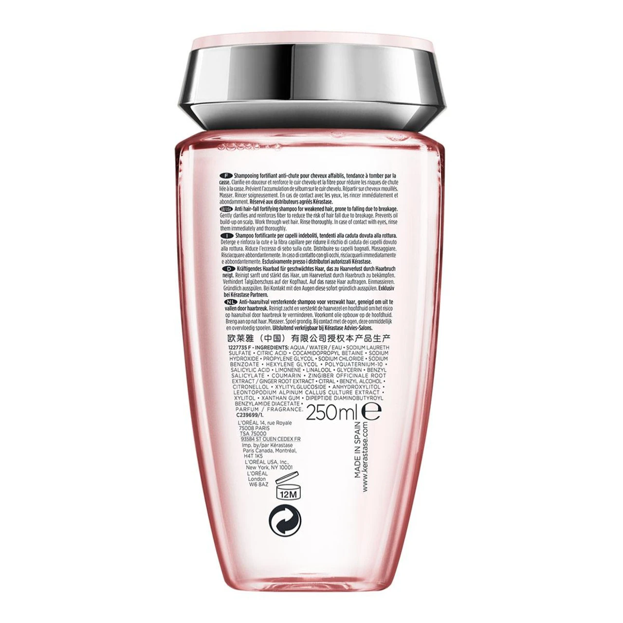 Bain Hydra-Fortifiant Genesis Kérastase 250ml – Image 2