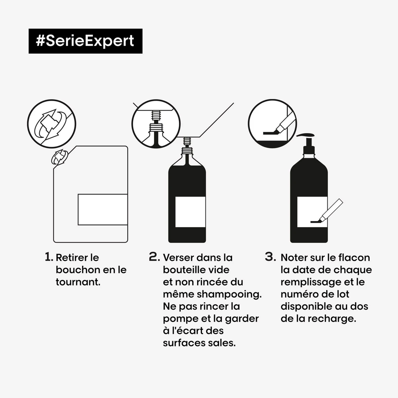 Éco-Recharge Shampooing Pro Longer L'Oréal 1500ml – Image 2